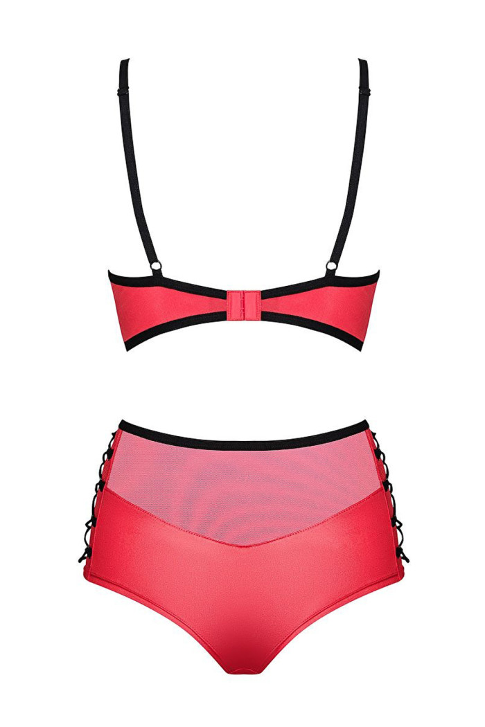 Комплект під шкіру Obsessive Leatheria Red