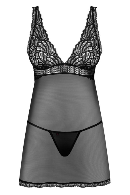 Прозрачный бебидолл с трусиками Obsessive Sweetia babydoll