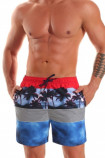Мужские пляжные шорты с ярким принтом Jolidon B604I RI