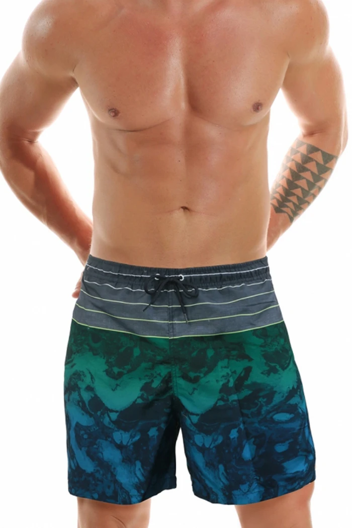 Чоловічі пляжні шорти з яскравим принтом Jolidon B601I GI