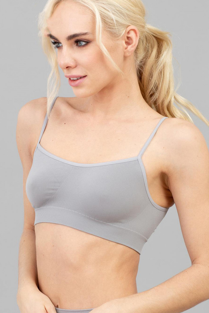 Tоп на тонких бретелях Giulia Cami Top ULTIMATE GREY