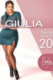 Колготки большого размера в горошек GIULIA Positive Amalia 20 model 1