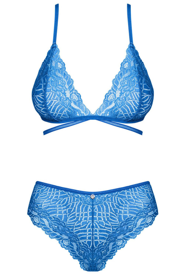 Комплект мереживний Obsessive Bluellia set