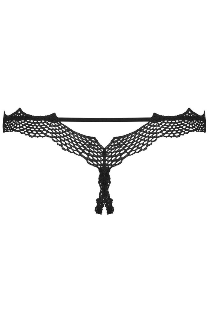 Трусики с вырезом Obsessive Bravelle otwarte