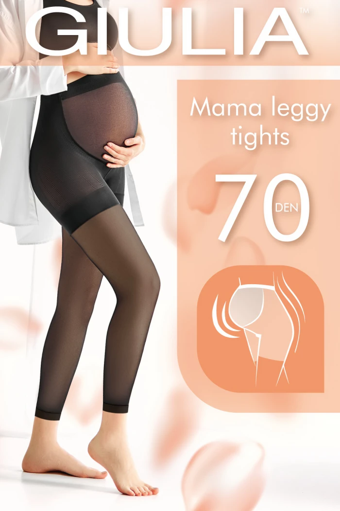 Леггинсы-колготки для беременных Giulia Mama Leggy tights 70Den