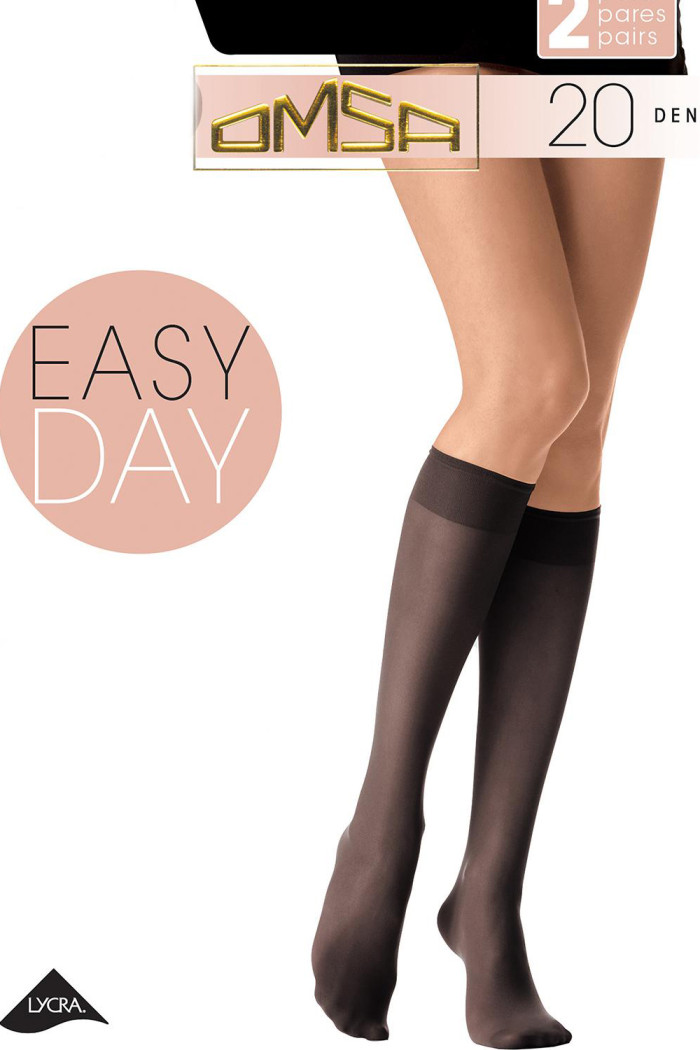 Гольфи тонкі жіночі Omsa Easy Day 20den (2 пари)