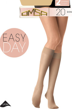 Гольфи тонкі жіночі Omsa Easy Day 20den (2 пари) 2