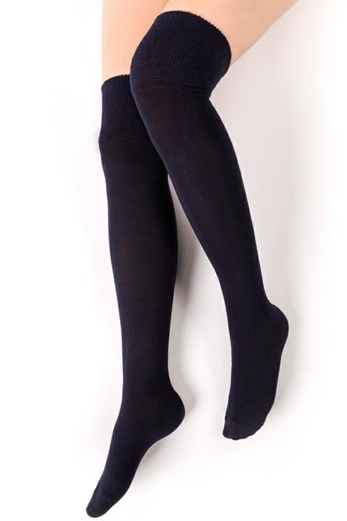 Високі гольфи-заколінки бавовняні Steven 076