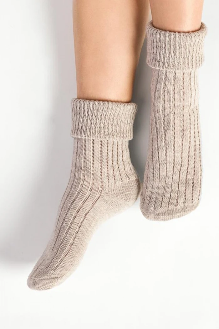 Носки теплые с шерстью Steven 067 Sleeping Socks