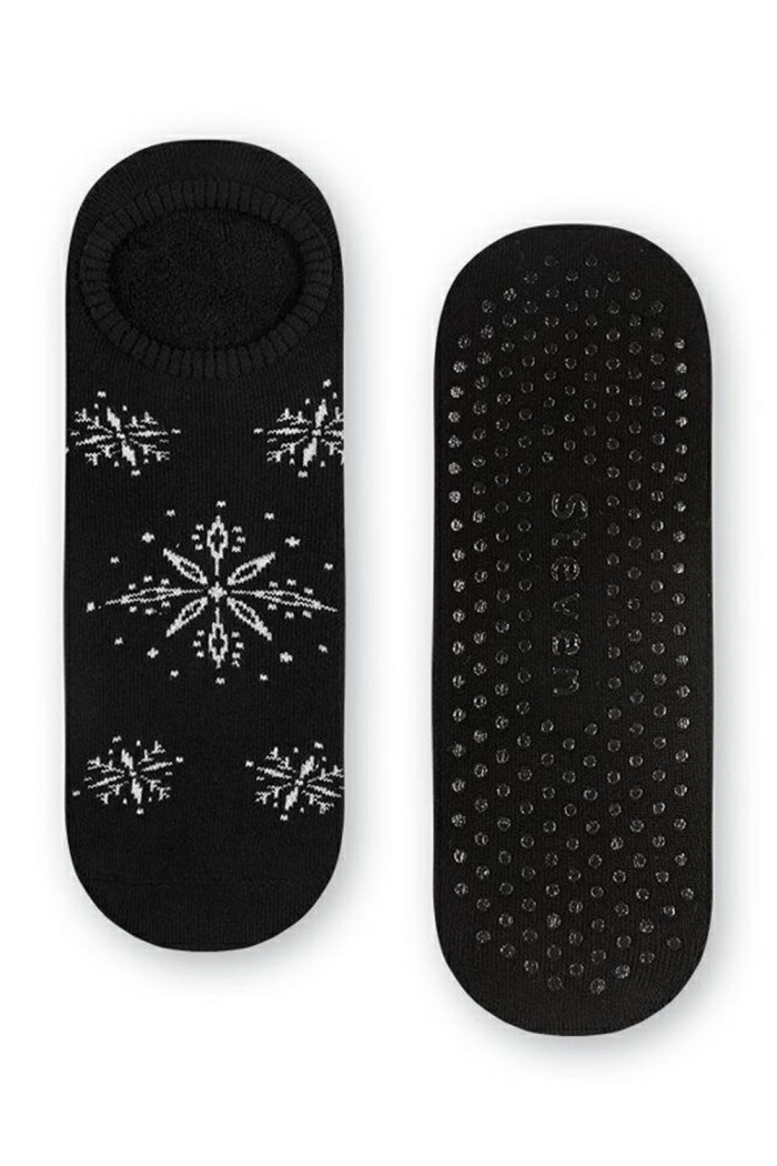 Махрові шкарпетки-сліди ABS Steven 132 Snowflake