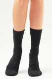 Носки теплые хлопковые с люрексом Aura.Via NPV5100