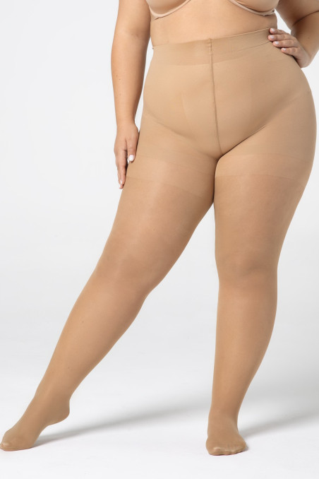Корректирующие колготки большого размера MONA Shaping 30
