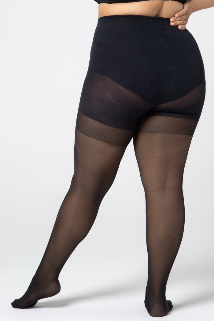 Корректирующие колготки большого размера MONA Shaping 30