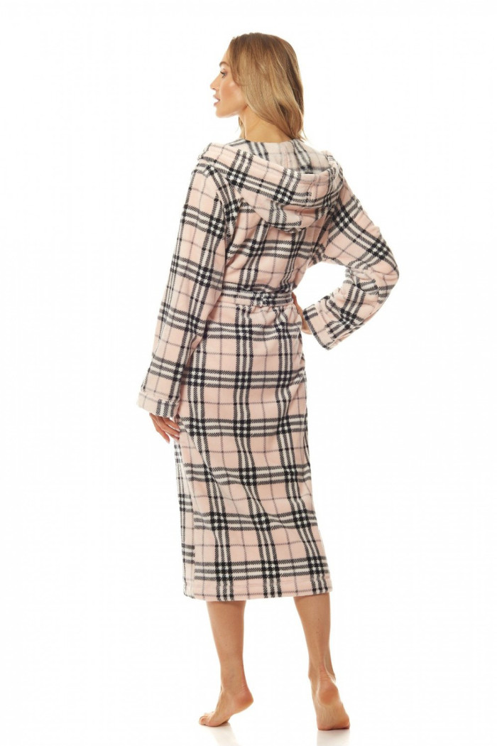 Жіночий довгий теплий халат L&L 2117 Secret