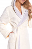 Довгий теплий халат з капюшоном L&L 2127 Selene