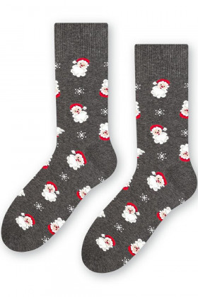 Шкарпетки новорічні чоловічі STEVEN art.136 Santa