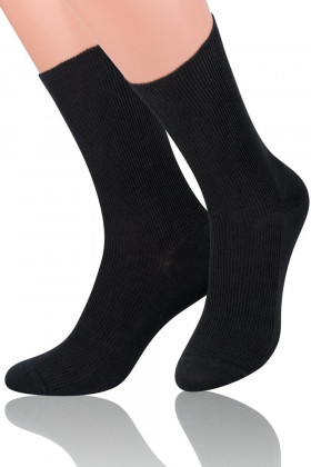 Шкарпетки бавовняні без резинки Steven art.018
