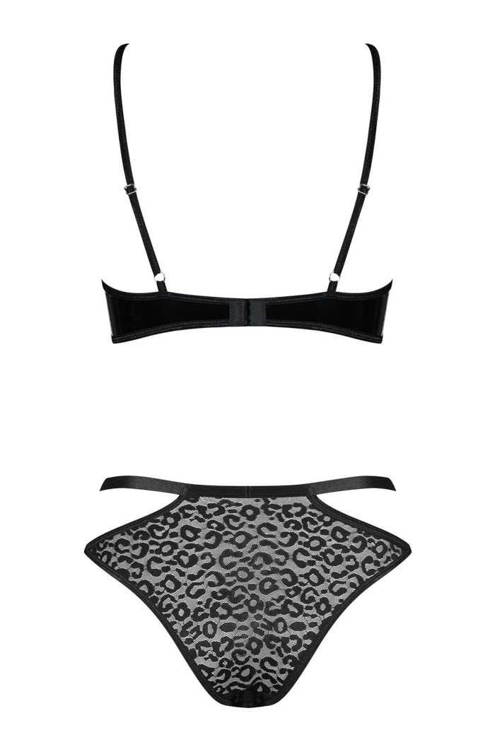Комплект білизни з латексом Obsessive Bagirela set