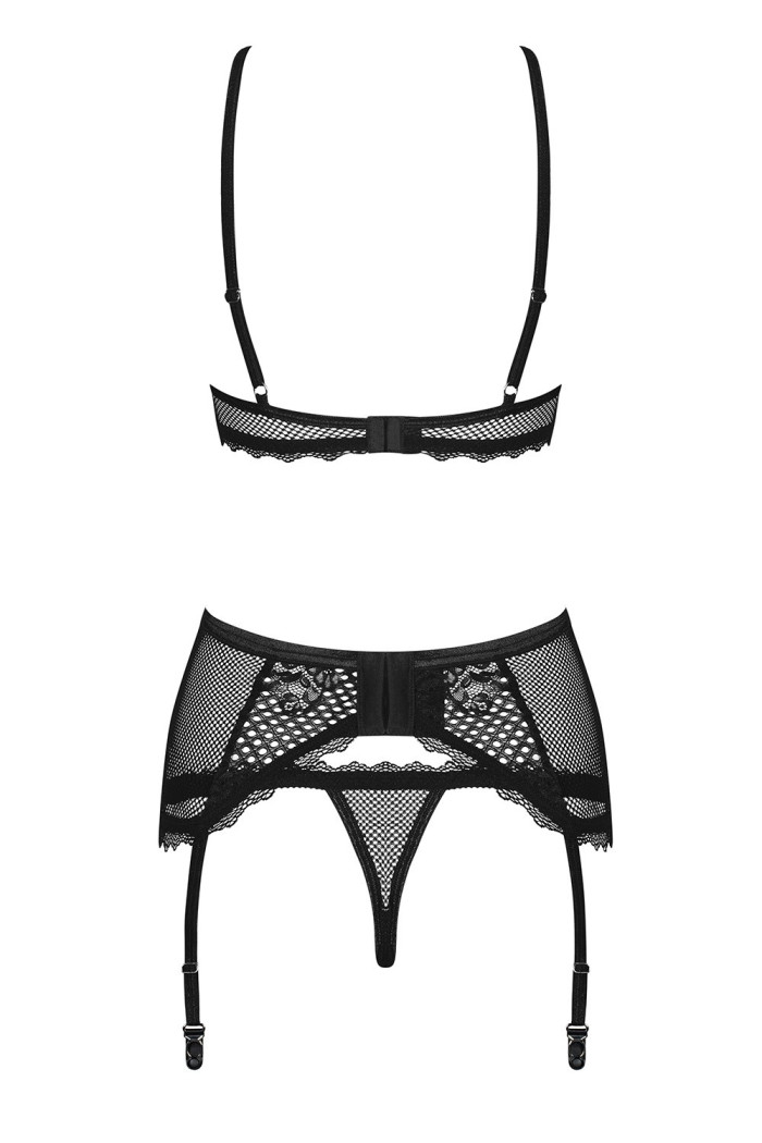 Комплект с широким поясом Obsessive Basitta set