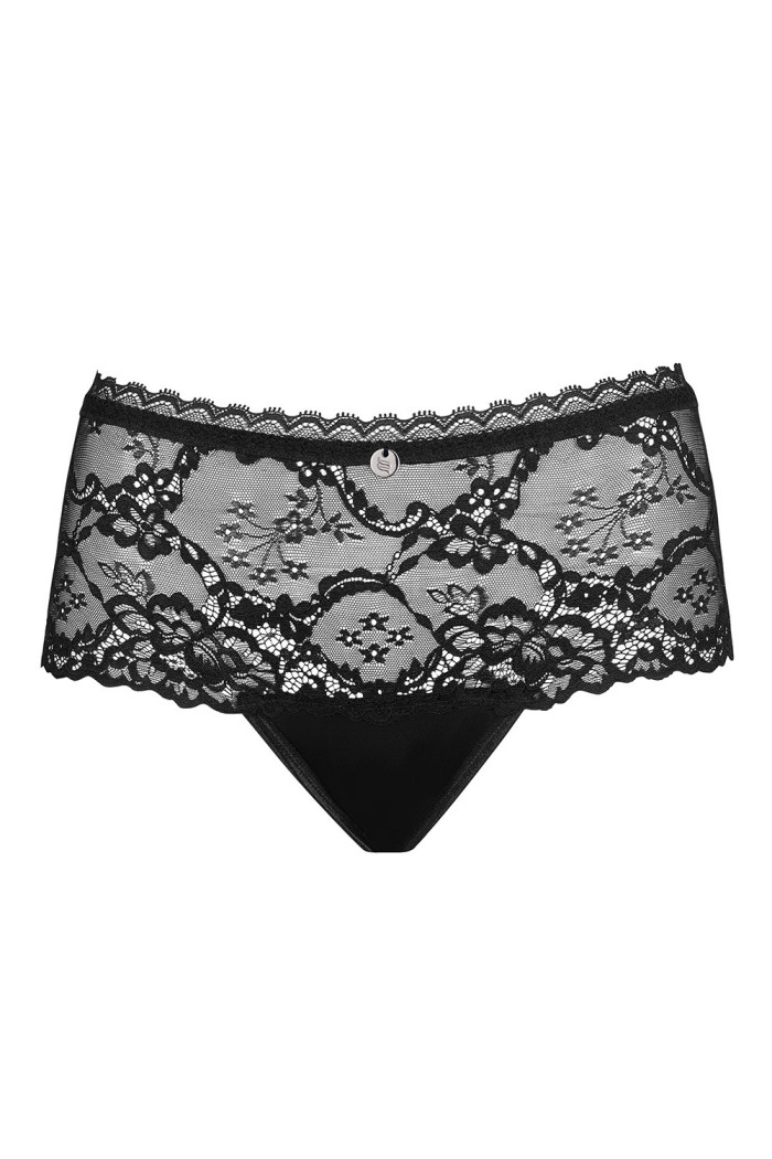 Мереживні трусики-шорти Obsessive Raquelia