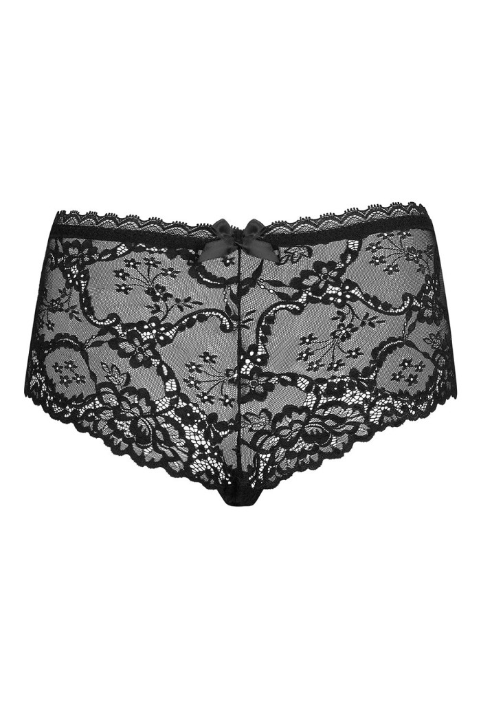 Мереживні трусики-шорти Obsessive Raquelia