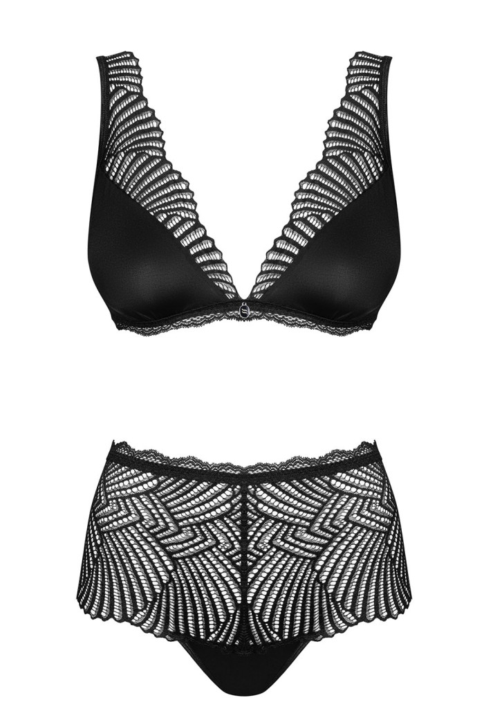 Комплект з високими трусиками Obsessive Klarita set