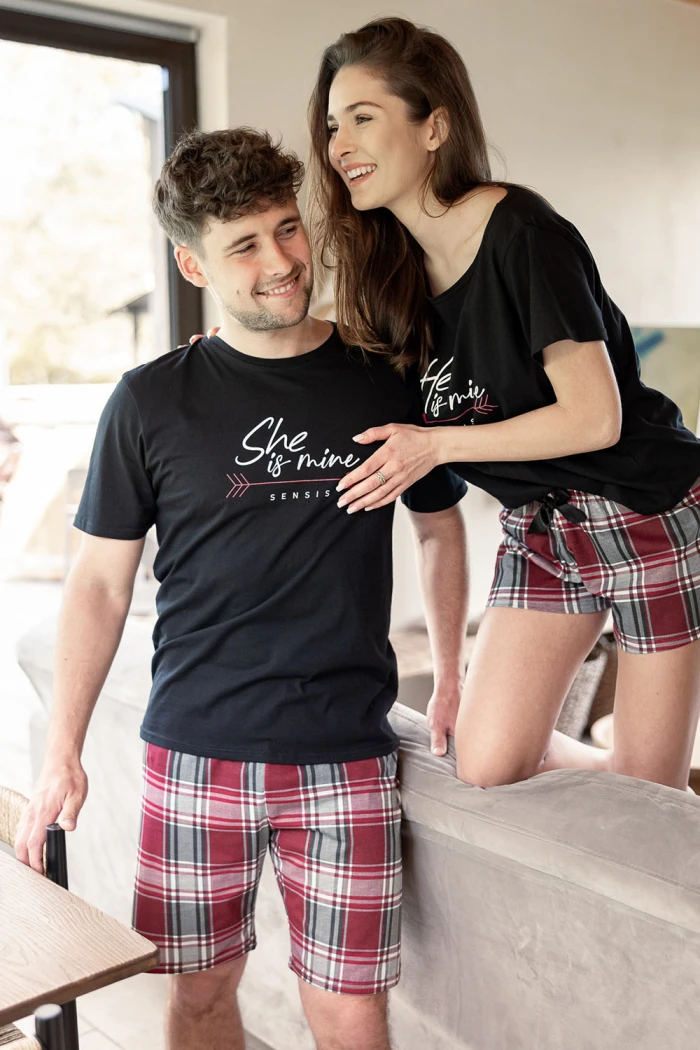 Мужской комплект-пижама с шортами Sensis Oscar