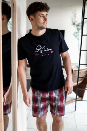 Мужской комплект-пижама с шортами Sensis Oscar