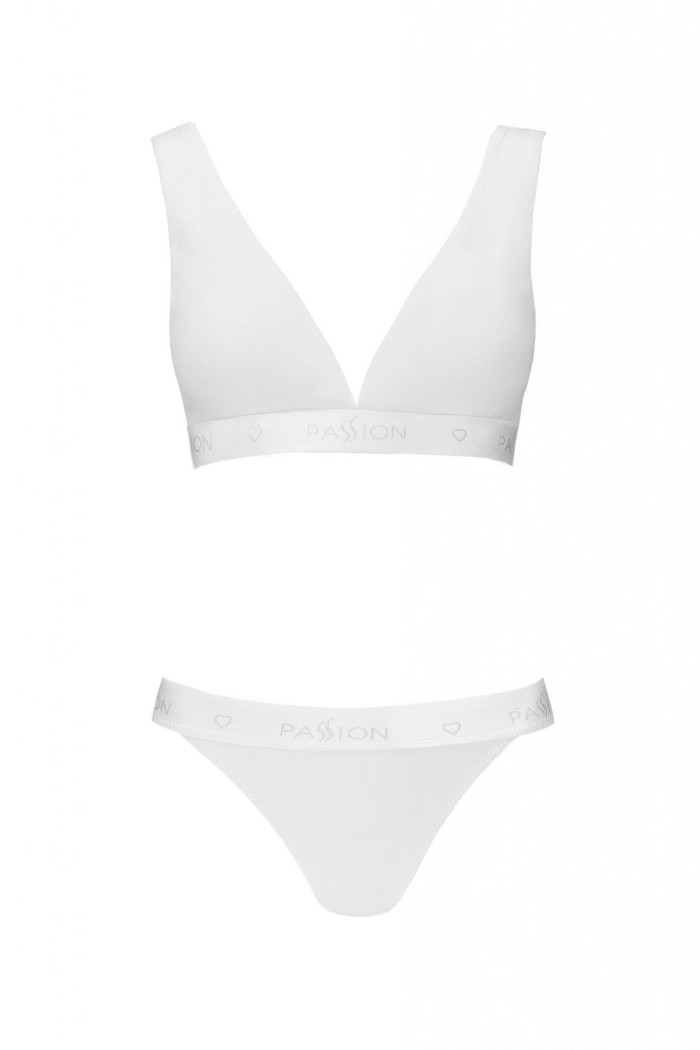 Бюстгальтер-топ хлопковый Passion PS015 Белый