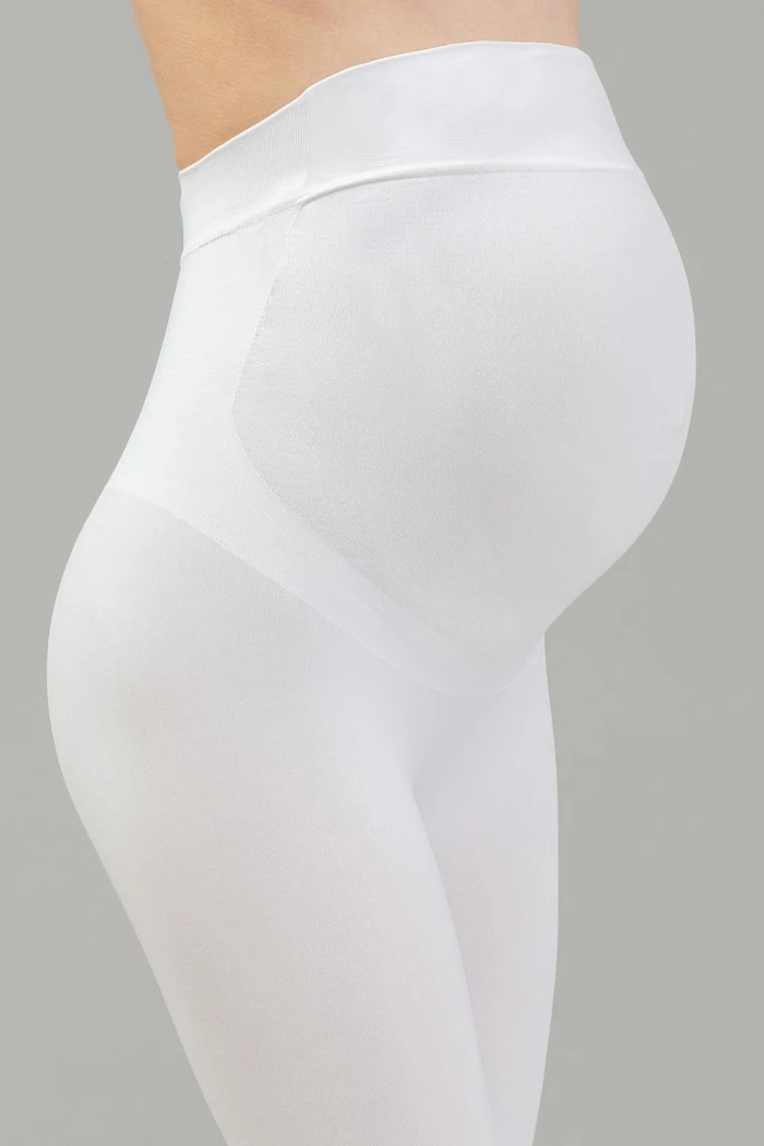 Легінси для вагітних безшовні Giulia Mama leggings Bianco