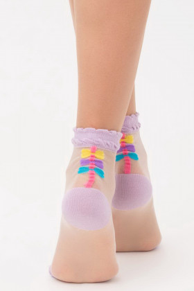 Шкарпетки жіночі прозорі GIULIA WSM-022