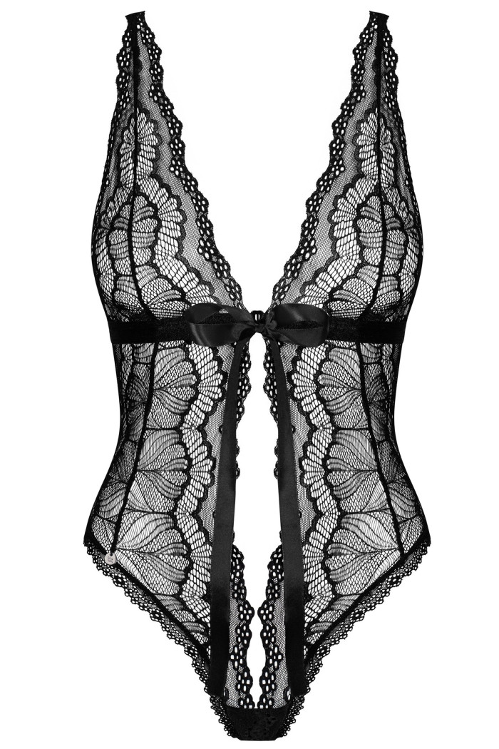 Боді з глибоким декольте Obsessive Isabellia