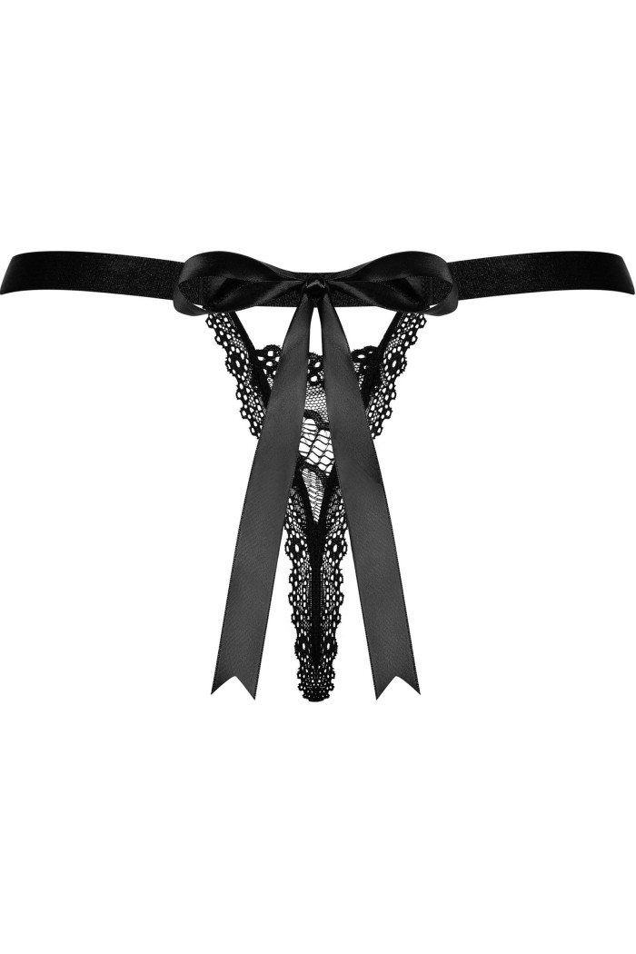 Стрінги з красивим мереживом Obsessive Isabellia