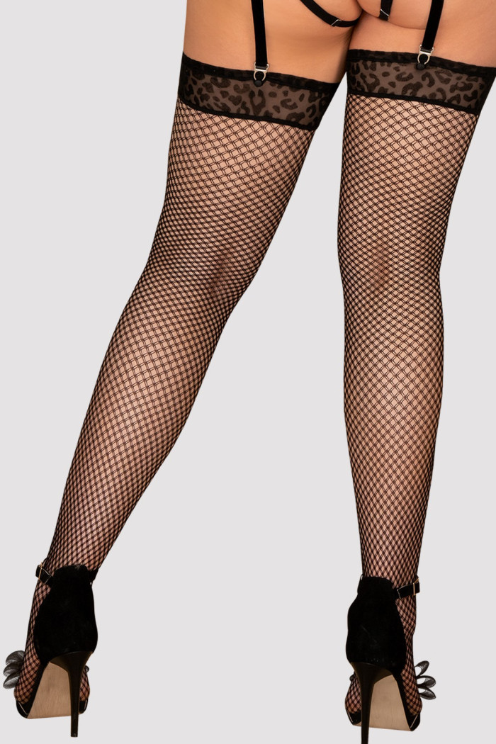 Панчохи в сітку великого розміру Obsessive Jagueria