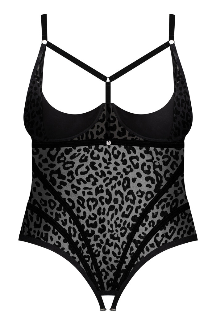 Боді великого розміру з доступом Obsessive Jagueria