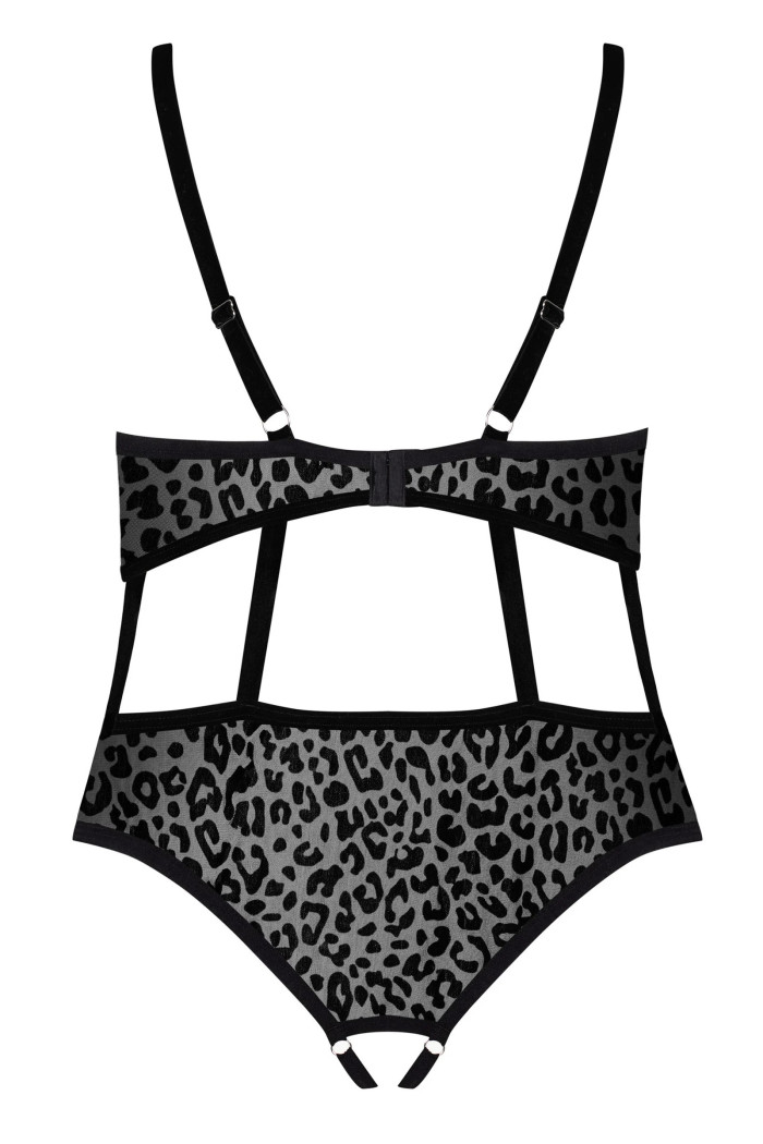 Боди большого размера с доступом Obsessive Jagueria