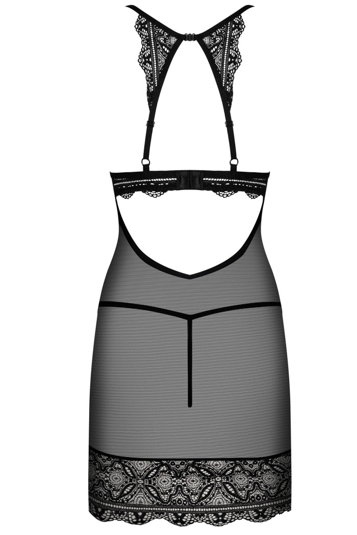 Сорочка нічна з трусиками Obsessive Renelia chemise