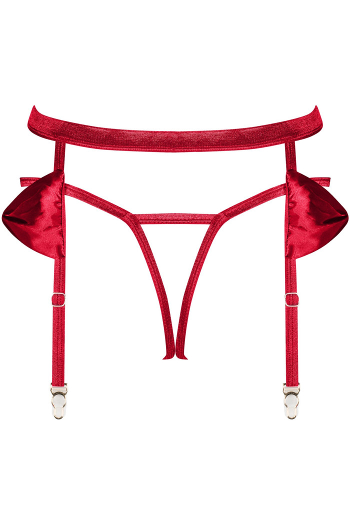Трусики-пояс с вырезом Obsessive Rubinesa
