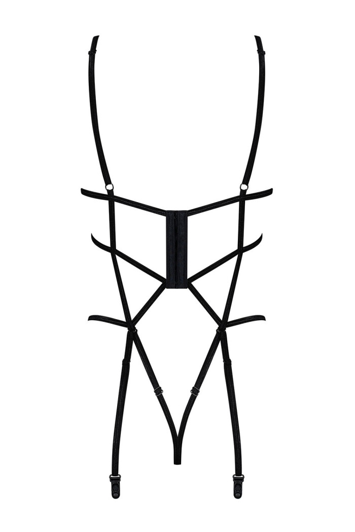 Боди с ремешками Obsessive Badossa