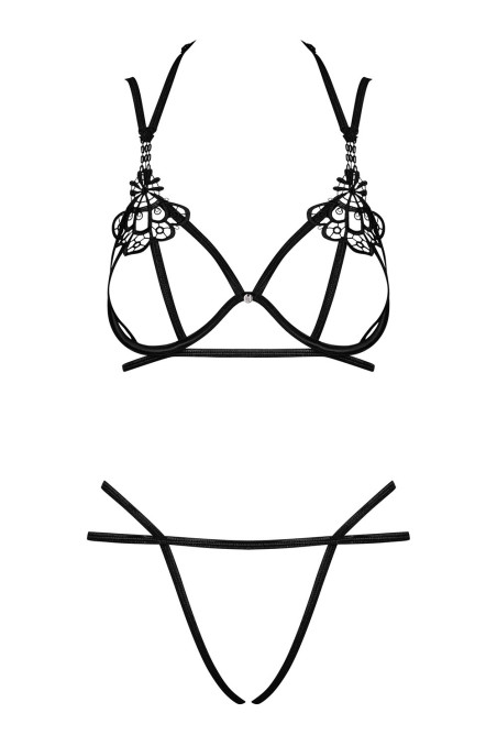 Комплект білизни відкритий Obsessive Badossa set