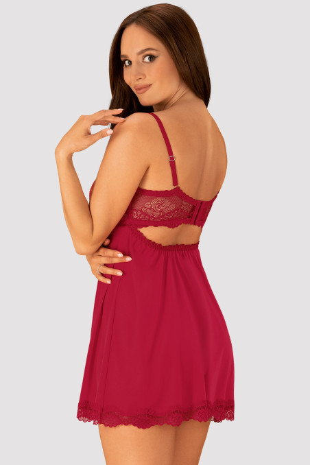 Пеньюар з трусиками Obsessive Rosalyne babydoll