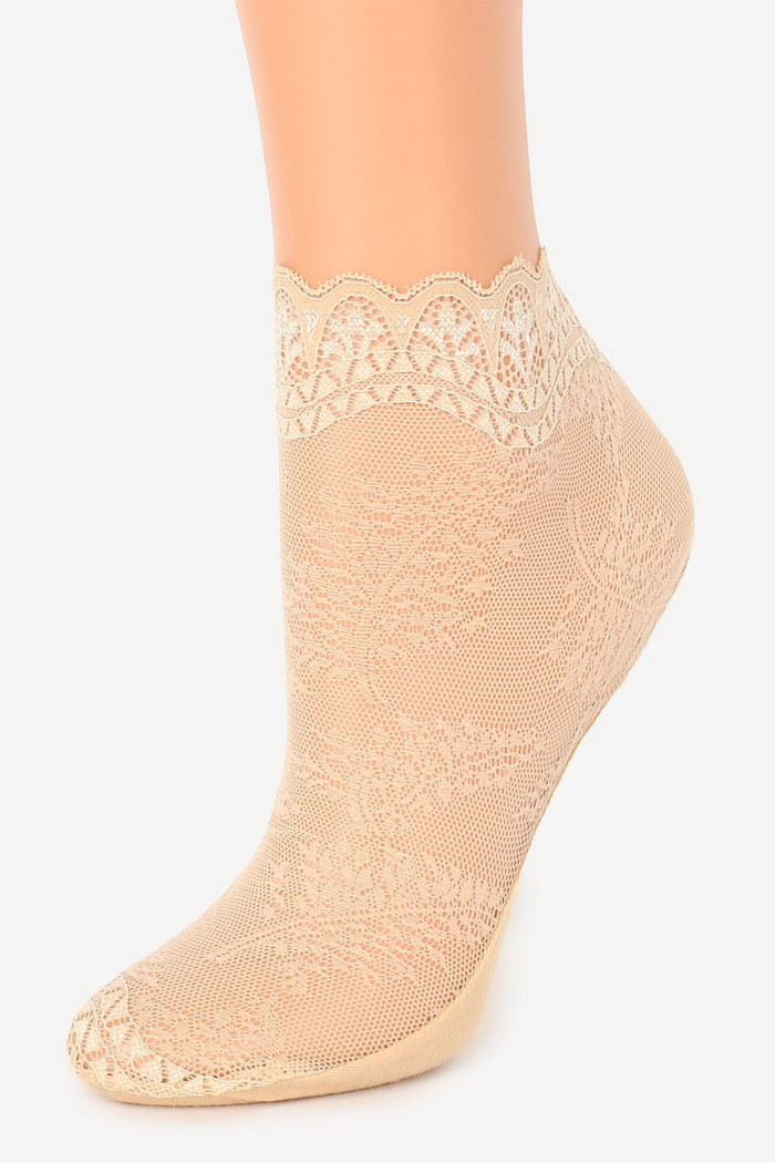 Шкарпетки прозорі мереживні Marilyn U24