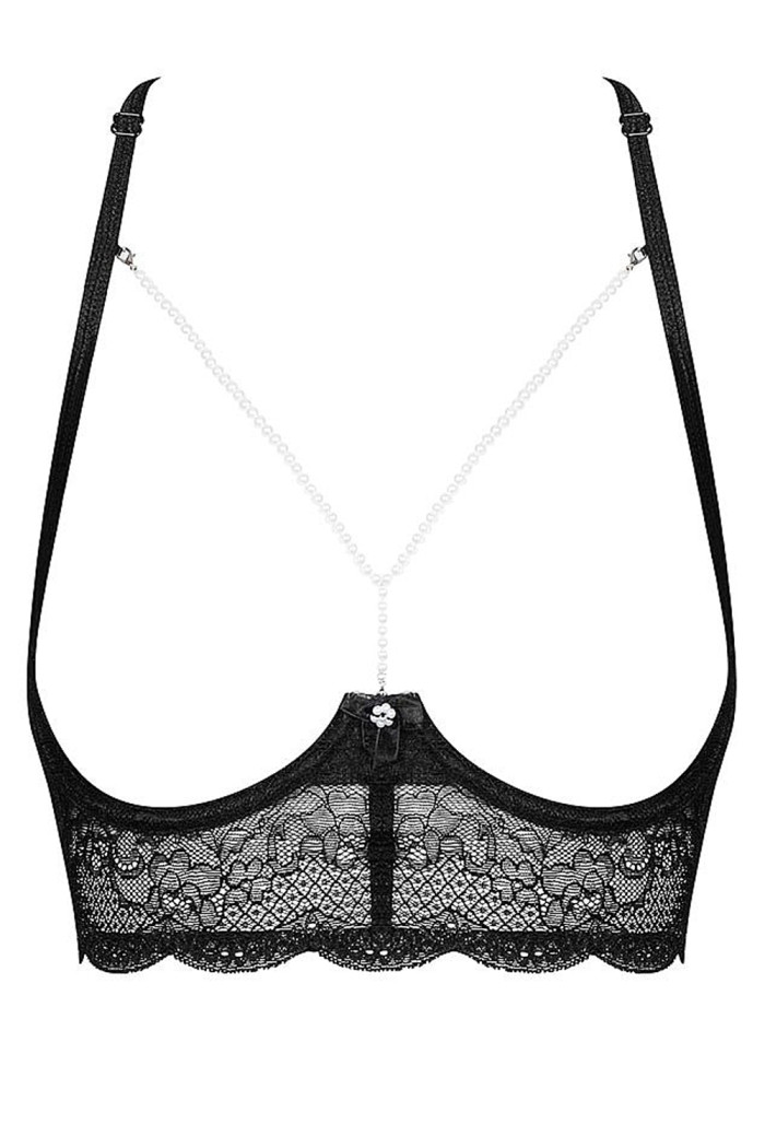 Бюстгальтер відкритий Obsessive Pearlove Bra
