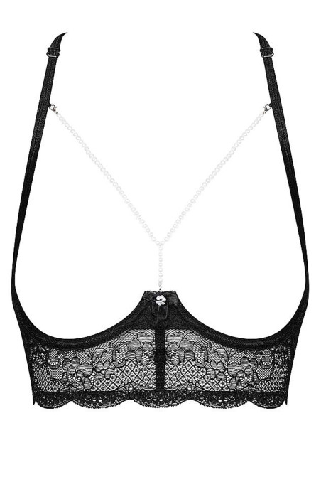 Бюстгальтер без чашек Obsessive Pearlove Bra