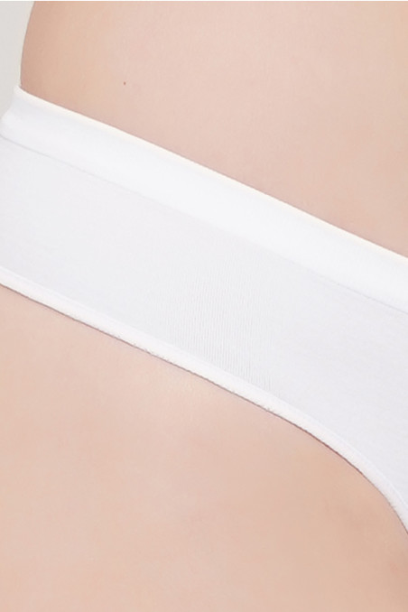 Трусики-стринг бесшовные Giulia String Briefs BIANCO