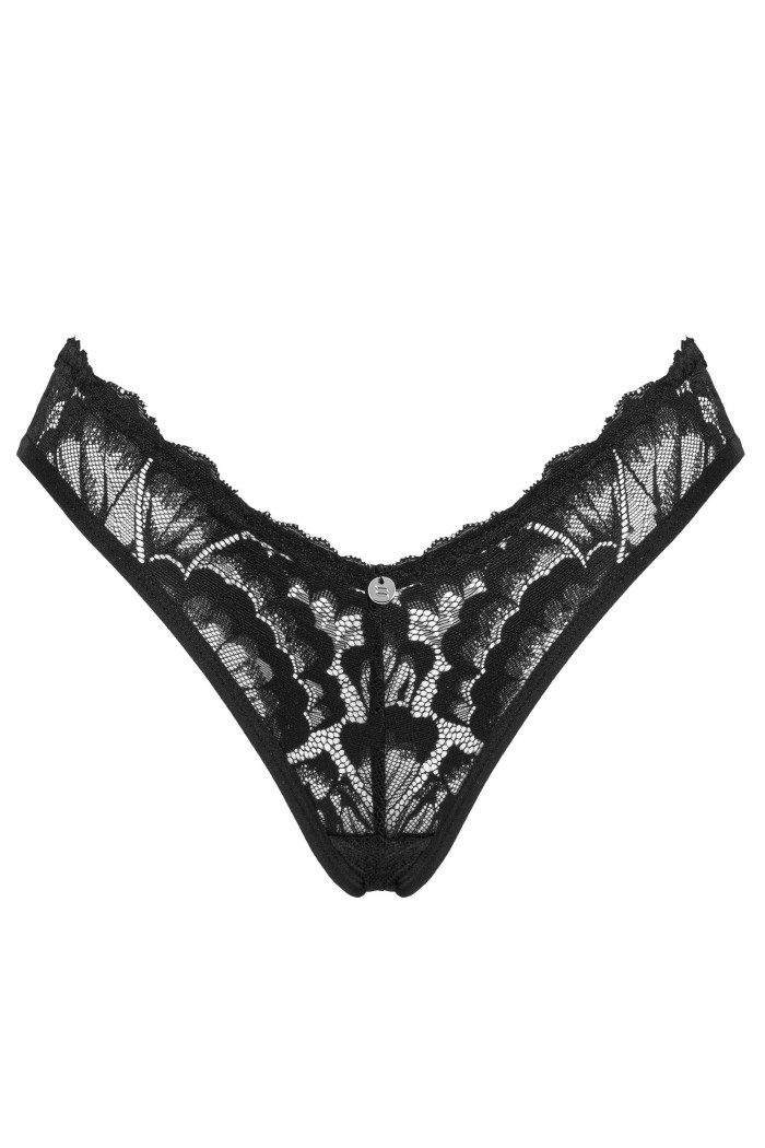 Трусики мереживні з вирізами Obsessive Alessya