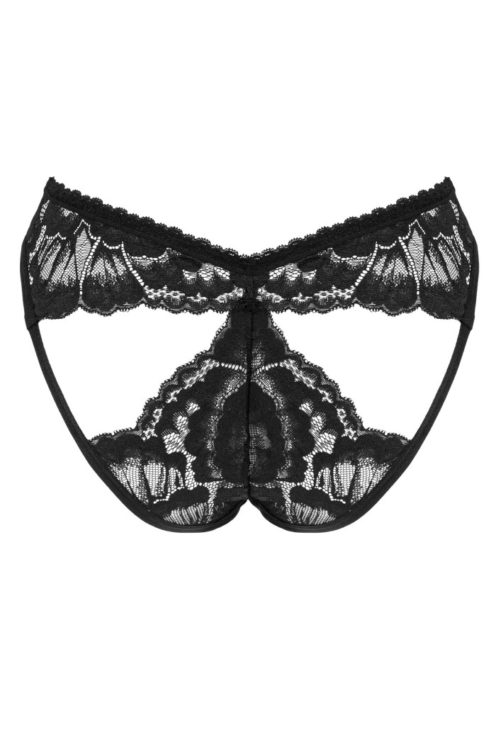 Трусики мереживні з вирізами Obsessive Alessya