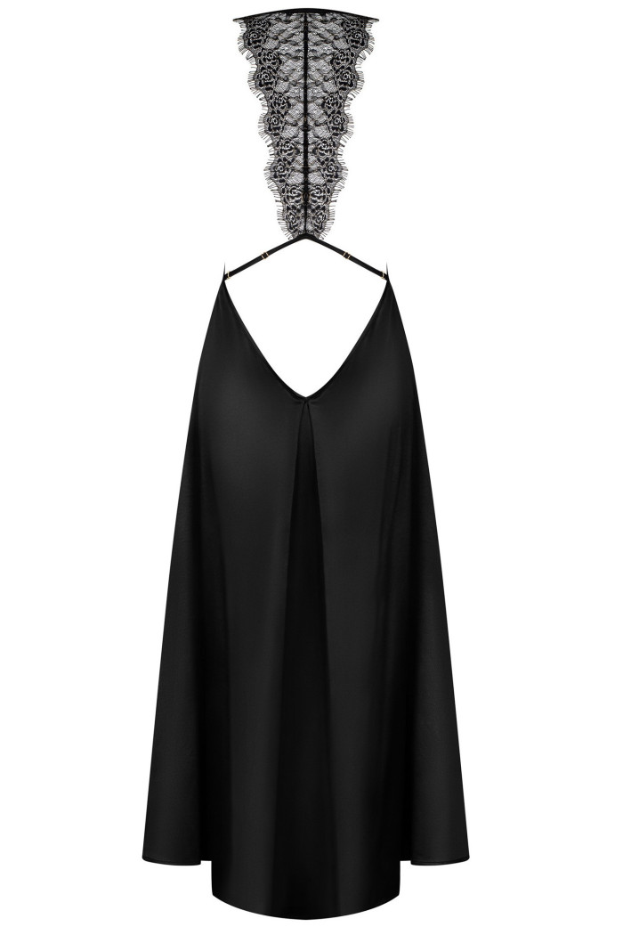 Сукня-сорочка атласна довга Obsessive Agatya