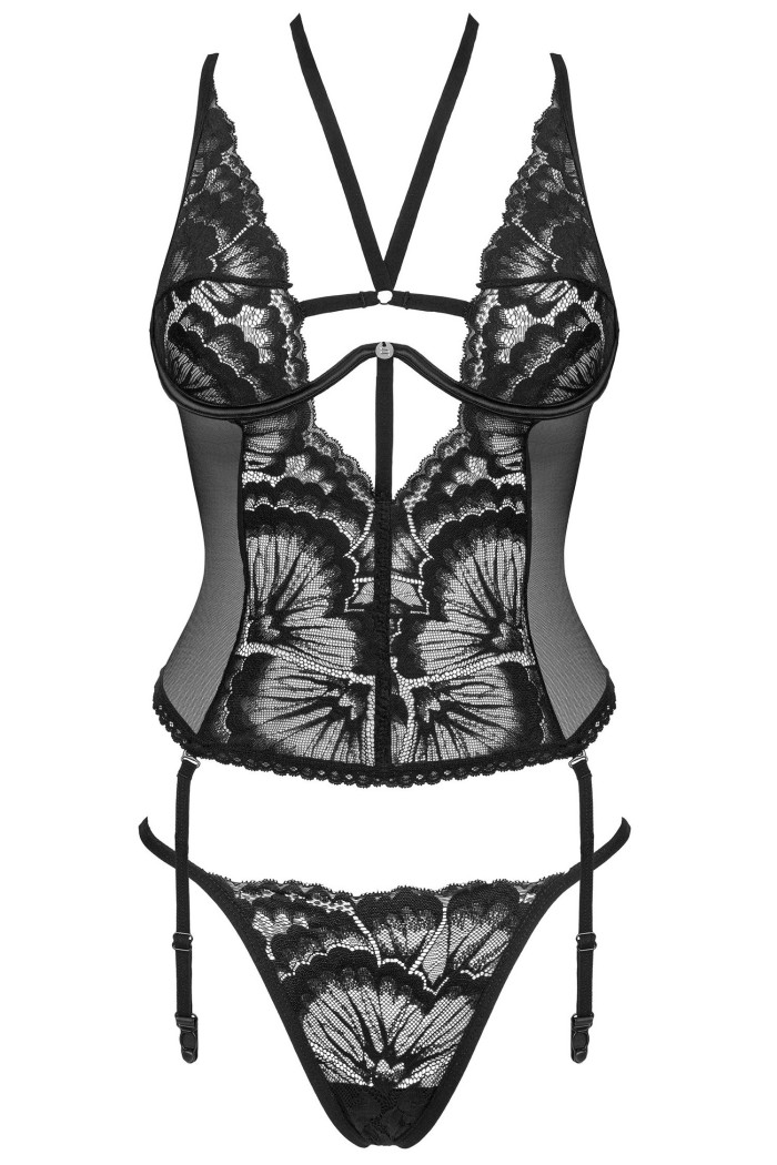 Корсет з трусиками Obsessive Alessya corset