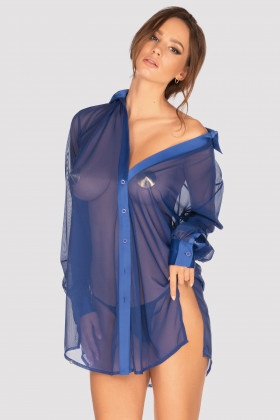Плаття-сорочка прозора Obsessive Stellya